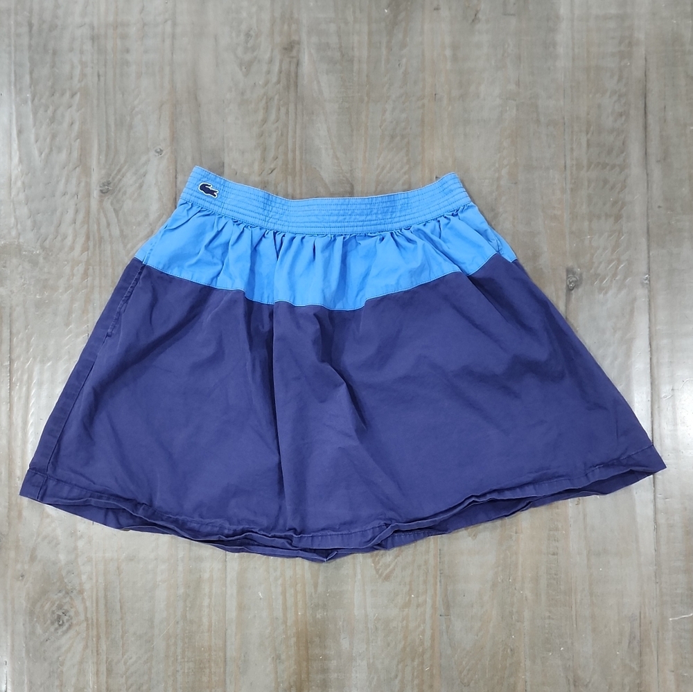 Lacoste Women's Two-Tone Blue Skirt #C0073